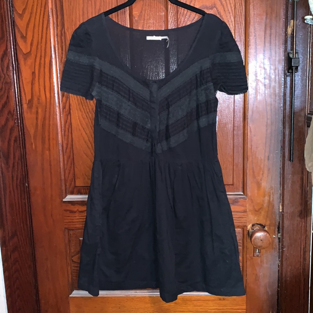 Kimchi Blue Dress Cotton in Black XS NWT